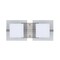 Besa Lighting Alex Vanity, Opal/Clear, Satin Nickel Finish, 2x5W LED 2WS-773539-LED-SN - alternate 1